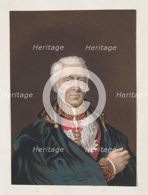 Arthur Wellesley, Duke of Wellington, 1854. Creator: George Baxter (British, 1804-1867).