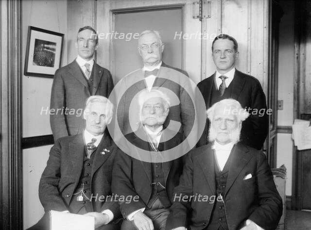 F.L. Brown, S.P. Leet, Rev. J.G. Holdcroft, Marion Lawrence, H.J. Heinz...between 1915 and 1919. Creator: Bain News Service.