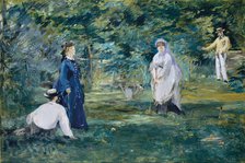 The Croquet Party (La partie de croquet). Artist: Manet, Édouard (1832-1883)