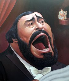 Luciano Pavarotti. Creator: Dan Springer.