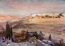 'Sunrise from the Mount of Olives', 1902. Creator: John Fulleylove.
