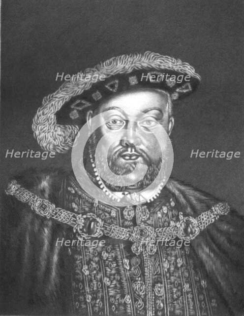 ''Henry VIII. King of England; Obit 1546', 1815. Creator: Robert Dunkarton.
