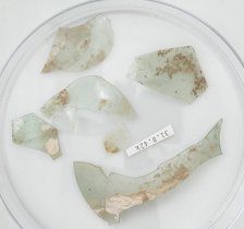 Glass Fragments, Coptic, 4th century. Creator: Unknown.