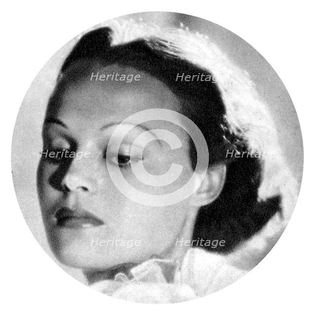 Katherine DeMille, Canadian born American actress, 1934-1935. Artist: Unknown