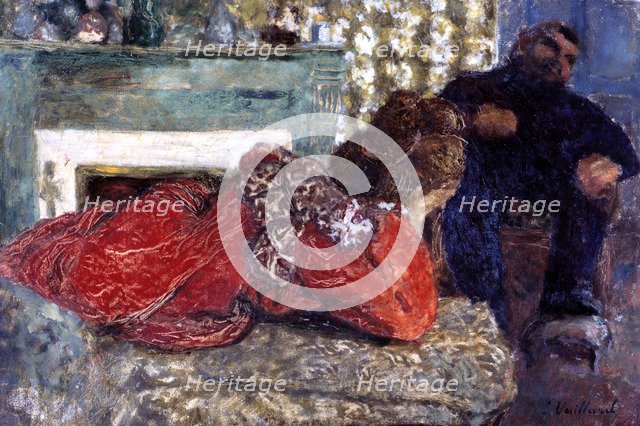 'The Dressing Gown', 1897. Artist: Edouard Vuillard