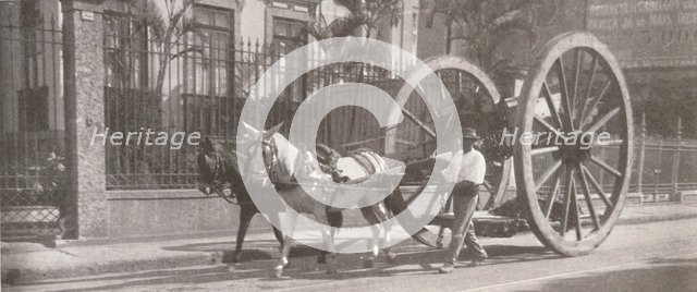 'Carrying heavy goods under instead of above the axle', 1914. Artist: Unknown.