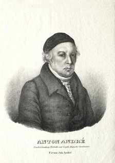 Portrait of Anton André. Creator: Johann André (German, 1775-1842).