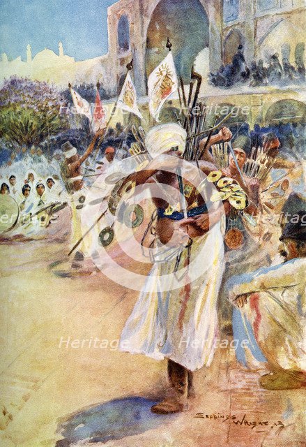 The Muharram Festival, Persia. Artist: Unknown