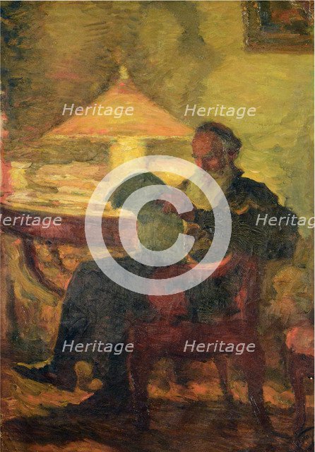 Leo Tolstoy reading.