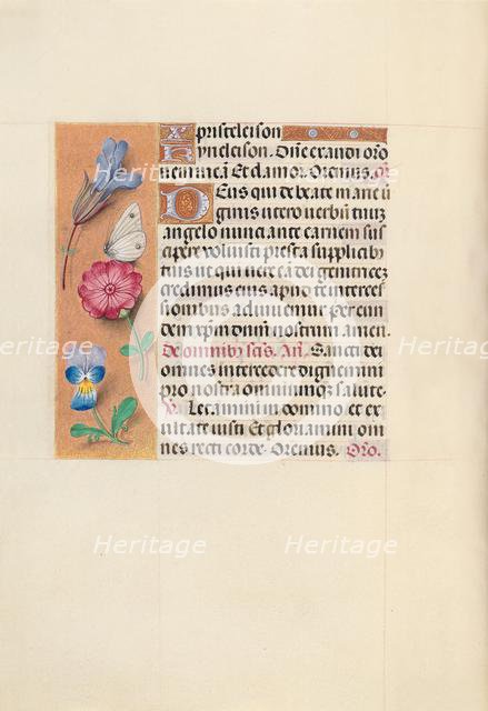 Hours of Queen Isabella the Catholic, Queen of Spain: Fol. 124v, c. 1500. Creator: Master of the First Prayerbook of Maximillian (Flemish, c. 1444-1519); Associates, and.