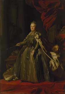 Portrait of Empress Catherine II (1729-1796).