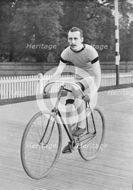 Portrait of cyclist GE Osmond, 1896.  Creator: RW Thomas.