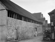 Exterior view of the Long Gallery, Abingdon Abbey, Abingdon, Oxfordshire, c1860-c1922. Artist: Henry Taunt