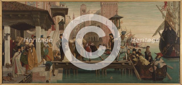 Le départ de l'enfant prodigue, 1863. Creator: James Tissot.