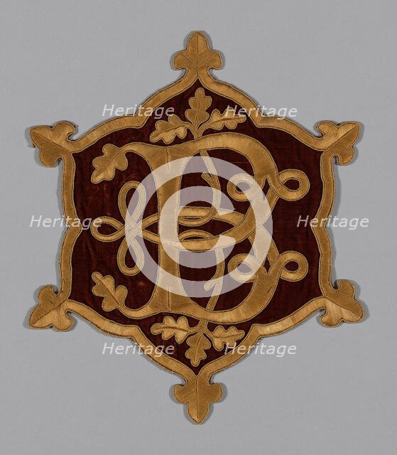 Myddelton Biddulph Armorial Medallion, Wales, c. 1846. Creator: AWN Pugin.