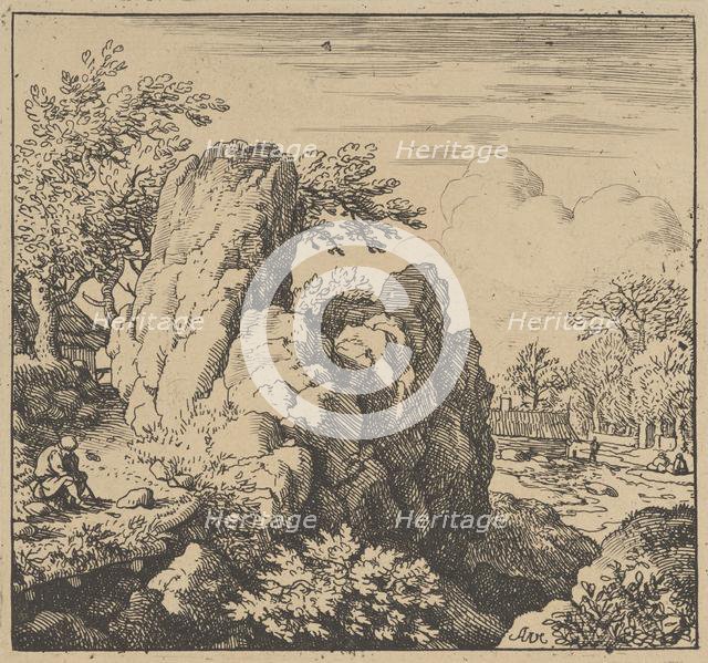 The Large Rock, mid-17th century., mid-17th century. Creator: Allart van Everdingen.