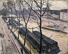 'Paris in winter. Quai Bourbon', 1907.  Artist: Albert Marquet