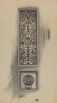 Cast Iron Panel, 1938. Creator: Ralph Atkinson.