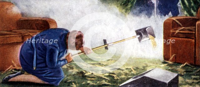 Air Raid Precautions, cigarette card, British, 1938. Artist: Unknown