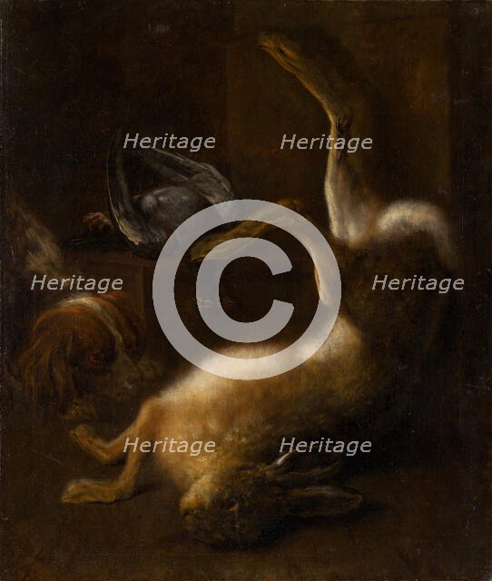 Still Life with Game, around 1660. Creator: Jan Baptist Tyssens.
