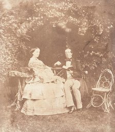 Mr and Mrs W. Beach, 1853-56. Creator: Jane Martha St. John.