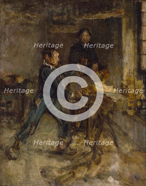 Study for the Young Sabot Maker, ca. 1895. Creator: Henry Ossawa Tanner.