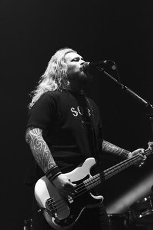 Ceri Monger, New Model Army live at the Roundhouse, London, May 2024. Creator: Annapaola Marchesani.