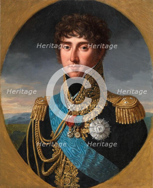 Portrait of Philippe Antoine d'Ornano, Comte de l'Empire (1784-1863) , 1814. Creator: Lefévre, Robert (1756-1830).