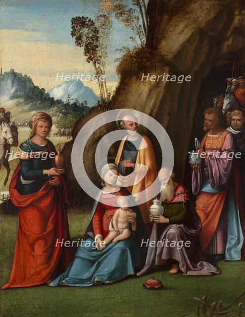 The Adoration of the Magi, 1510-1512. Creator: Garofalo, Benvenuto Tisi da (1481-1559).