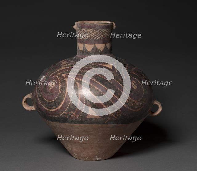 Jar with Curvilinear Designs, 2650-2350 BC. Creator: Unknown.