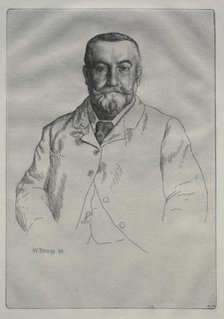 Portrait of H. Cock, 1895. Creator: William Strang (British, 1859-1921).
