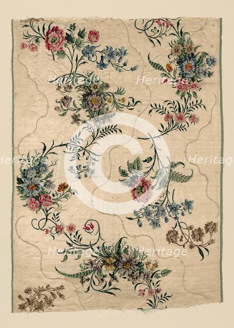 Panel, Spitalfields, 1750s. Creator: Unknown.