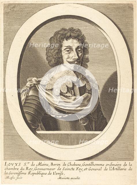 Louis Sieur de Maine. Creator: Michel Lasne.