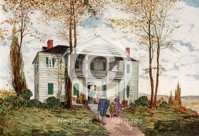 Morris-Jumel Mansion, Washington Heights, c18th century (1921).Artist: James Preston