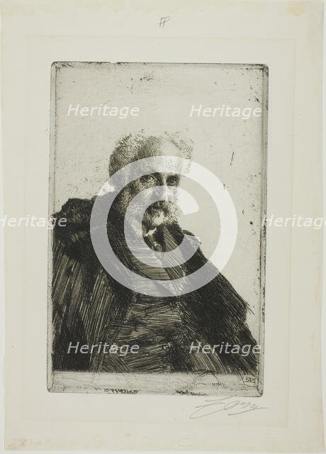 S. Loeb, 1897. Creator: Anders Leonard Zorn.