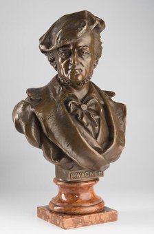 Bust of Richard Wagner, Early 20th cen. Creator: Anonymous master.