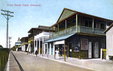 Front Street, Colon, Panama, 1907. Artist: Unknown