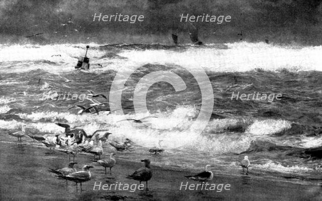 Pictures from the Royal Academy: The Harbour Bar - W. L. Wyllie, A.R.A., 1898. Creator: Unknown.