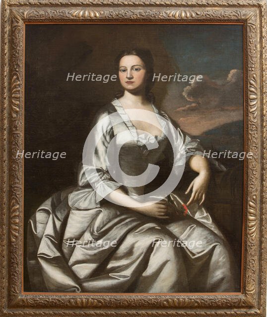Mrs. John Banister, 1748. Creator: Robert Feke.