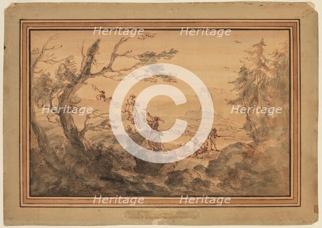 Landscape, 18th century. Creator: Francesco Zuccarelli.