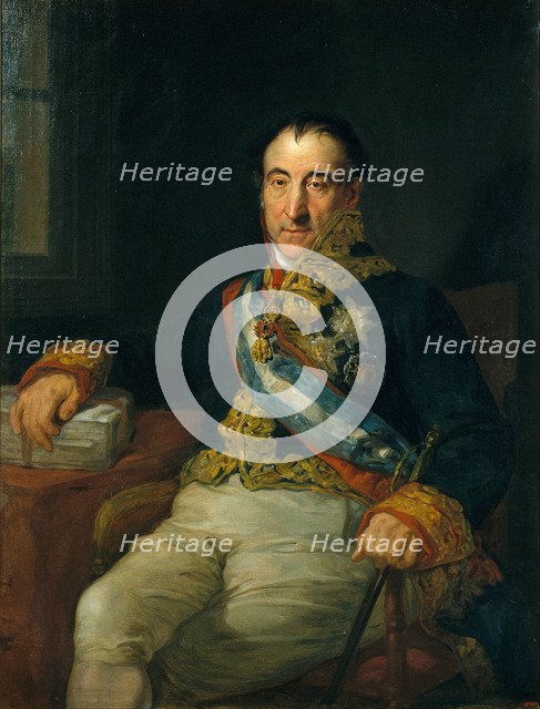 Don Pedro Gómez Labrador, Marquis of Labrador (1755-1852), Spain's representative at the Congress of Artist: López Portaña, Vicente (1772-1850)