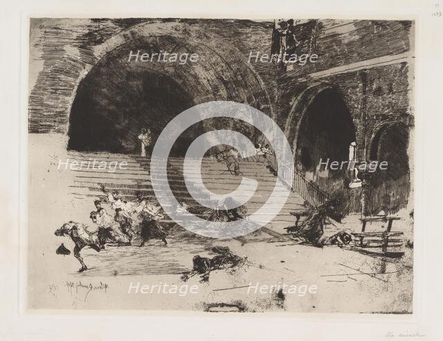 A Miracle (Un Miracle), 1874. Creator: Mose, Bianchi.