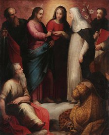 The Mystical Marriage of Saint Catherine, c1595. Creator: Balducci, Giovanni (1560-1631).