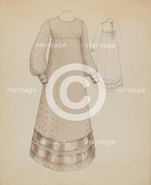 Dress, c. 1936. Creator: Melita Hofmann.