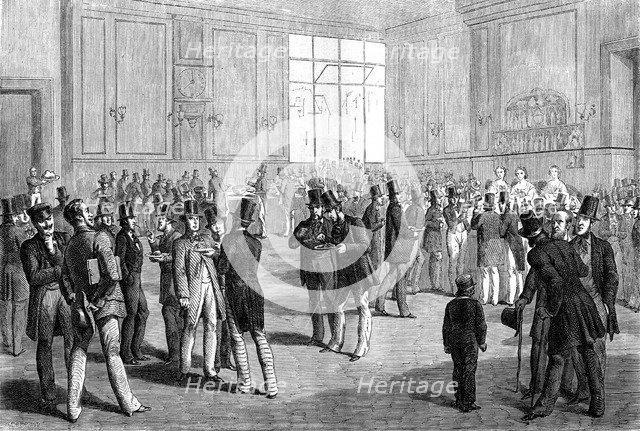 'Lunch at the bar', San Francisco, California, 19th century.Artist: Eustache Lorsay