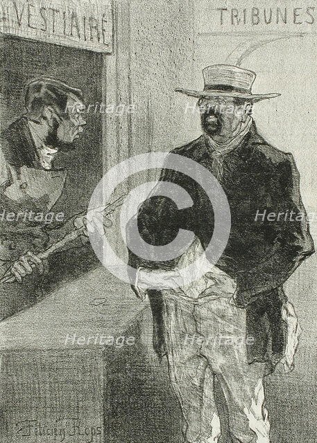 Menus propos, 1857. Creator: Félicien Rops.