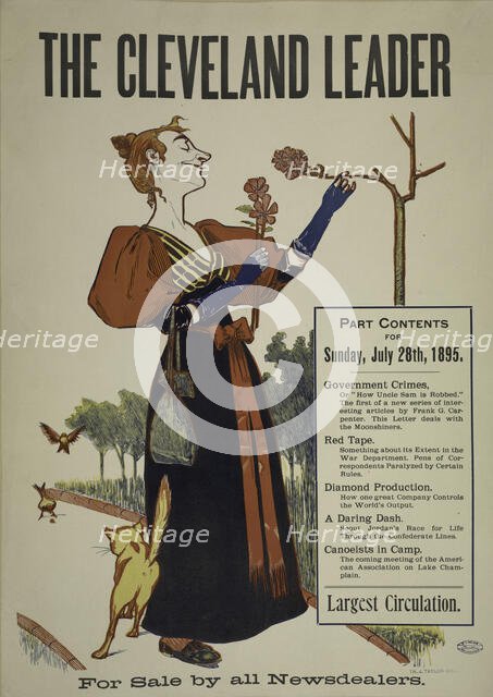 The Cleveland leader. Sunday, July 28th, 1895, c1893 - 1897. Creator: Unknown.