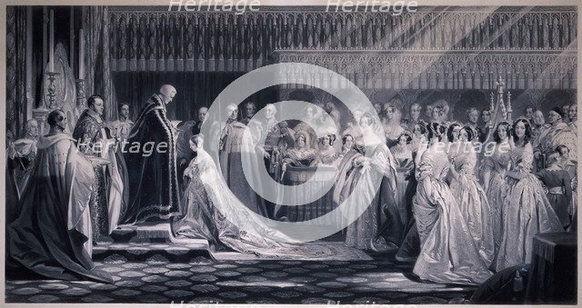 Queen Victoria's Coronation, 1838. Artist: Samuel Cousins
