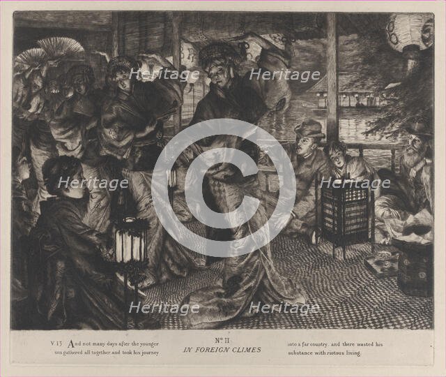 The Parable of the Prodigal Son, No. II: In Foreign Climes, 1882. Creator: James Tissot.