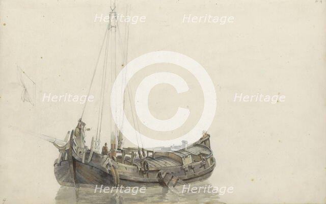 Zeeland sailing boat, 1797-1838. Creator: Johannes Christiaan Schotel.